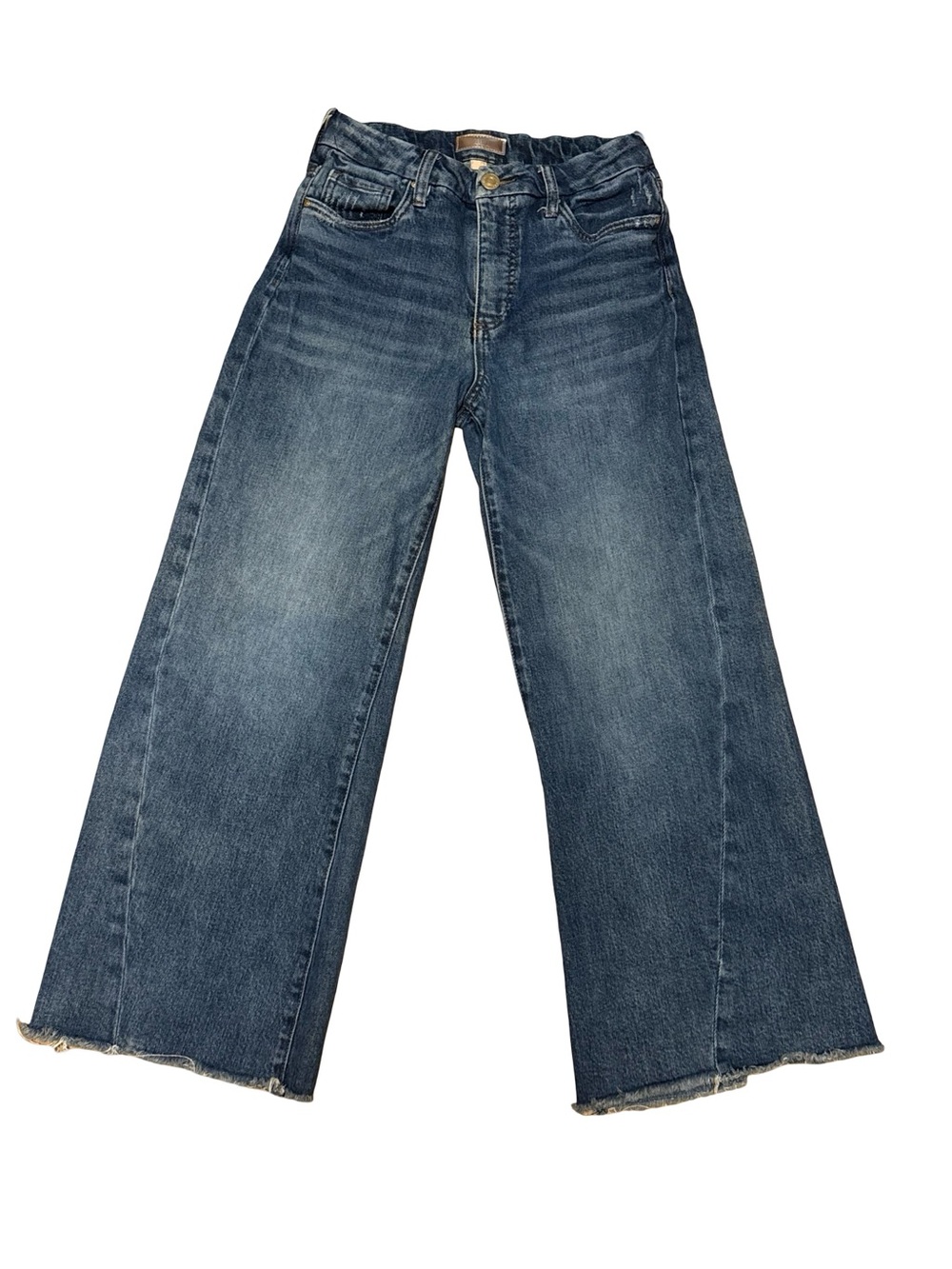 Kut from the Kloth Wide-Leg Blue 70’s Wide Leg Denim Jeans - Picture 3 of 9